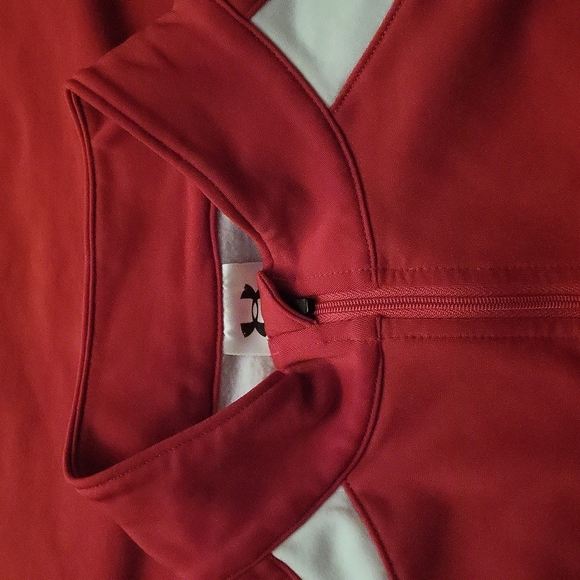 Under Armour jacket women's red and white size S - Picture 8 of 11